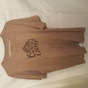 Coors light graphic t-shirt